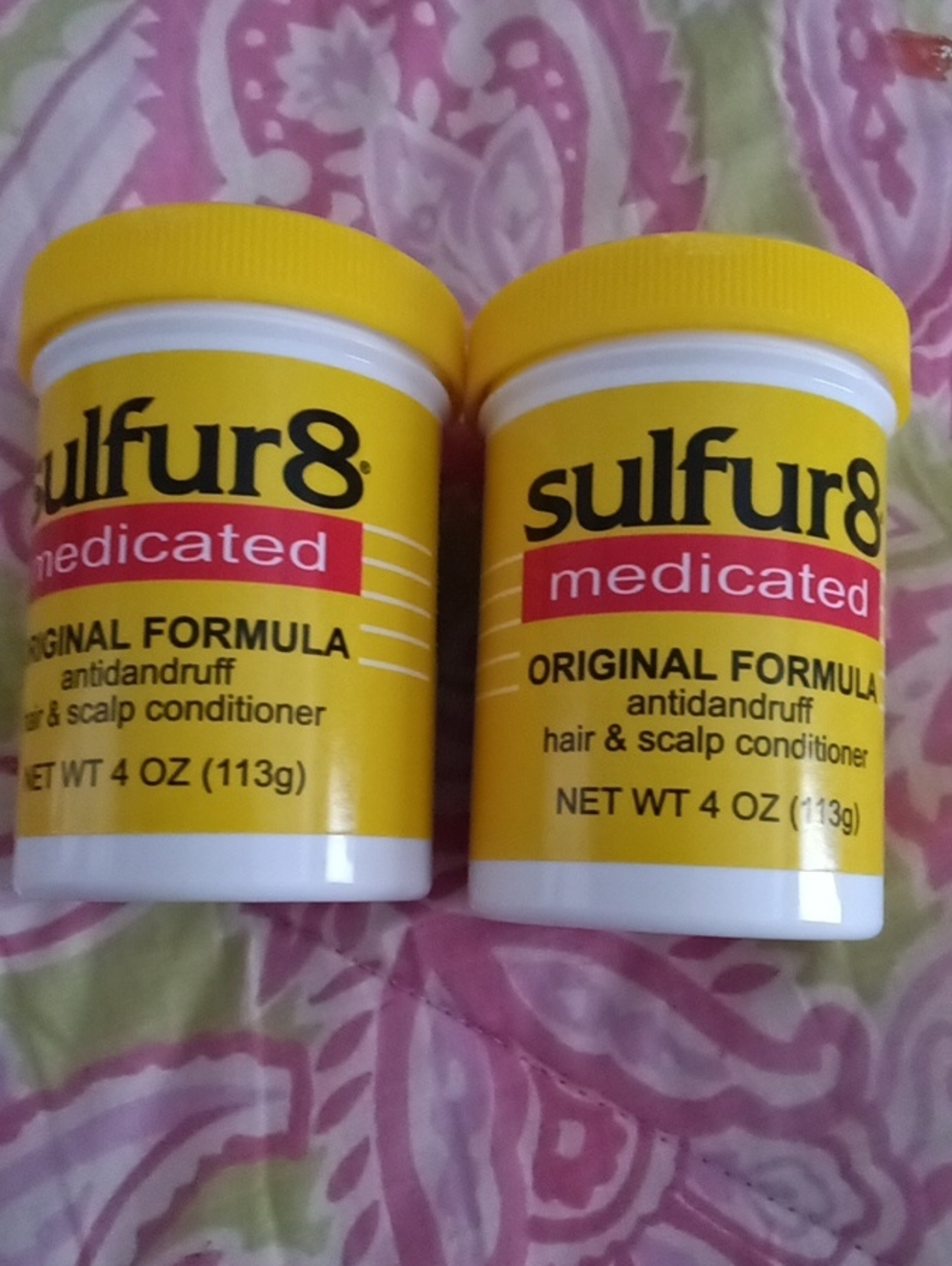 Sulfur8 Medicated Original Formula Hair & Scalp Conditioner - Yellow Jar